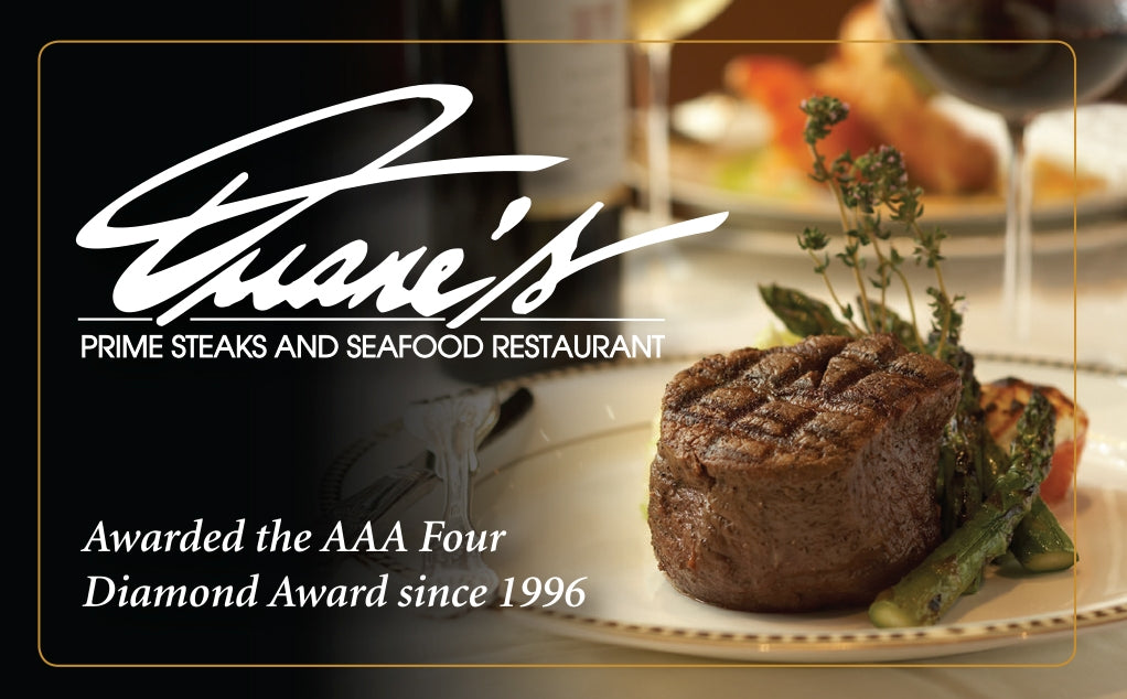 Image of Duane's Prime Steaks and Seafood Restaurant Gift Card