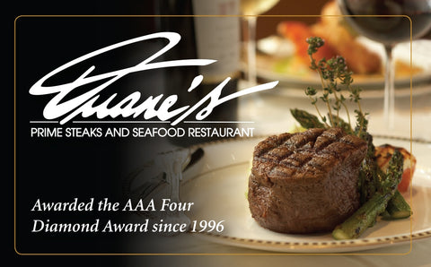 Image of Duane's Prime Steaks and Seafood Restaurant Gift Card